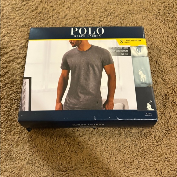 Polo by Ralph Lauren Gray Short Sleeve Tee - Picture 1 of 1